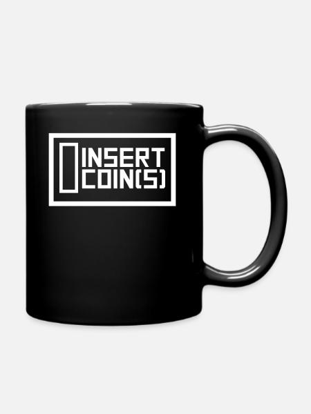 Gaming Zocken Konsole Videospiele Geschenk - Tasse einfarbig - Schwarz