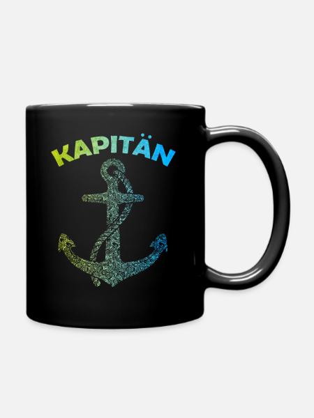 Kapitän - Tasse einfarbig - Schwarz