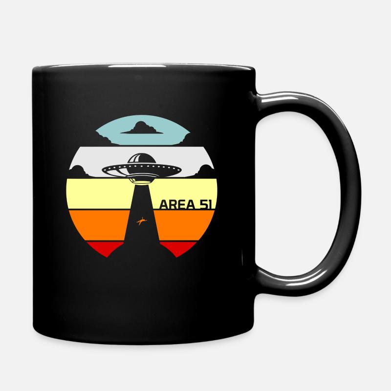 Area 51 - Tasse einfarbig - Schwarz