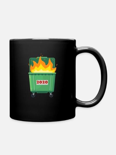 2020 ist Müll - Tasse einfarbig - Schwarz