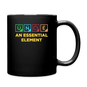 Oncle drôle de chimie - Mug uni - noir - Droite