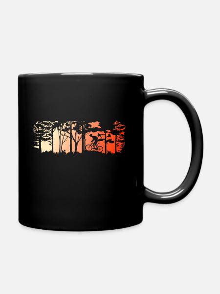 cadeau de vélo de montagne pour cyclistes et cyclistes - Mug uni - noir
