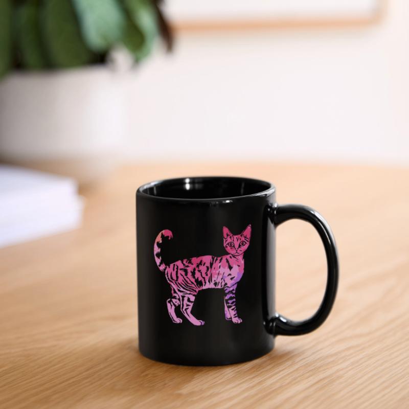 Devon Rex Katze Devon Rex Katze Bunt Tasse einfarbig
