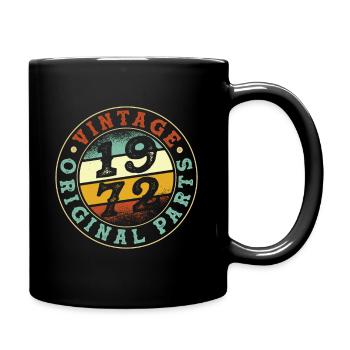 Vintage 1972 Parts - Tasse einfarbig - Schwarz - Rechts