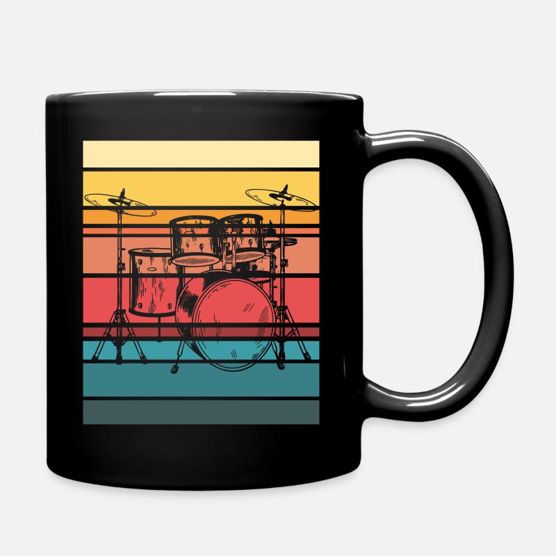 Batterie vintage - Mug uni - noir