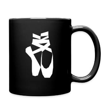 Ballett Tänzerin Tanzen Geschenkidee - Tasse einfarbig - Schwarz - Rechts