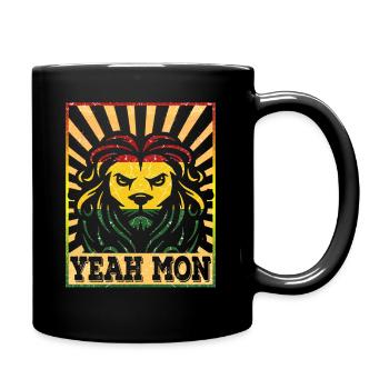 Jamaïque Caraïbes Vacances Jamaïque Rasta Reagge - Mug uni - noir - Droite