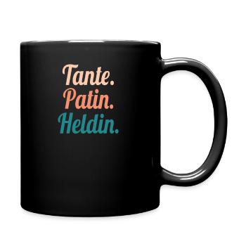 Tante Marraine Héroïne - Mug uni - noir - Droite