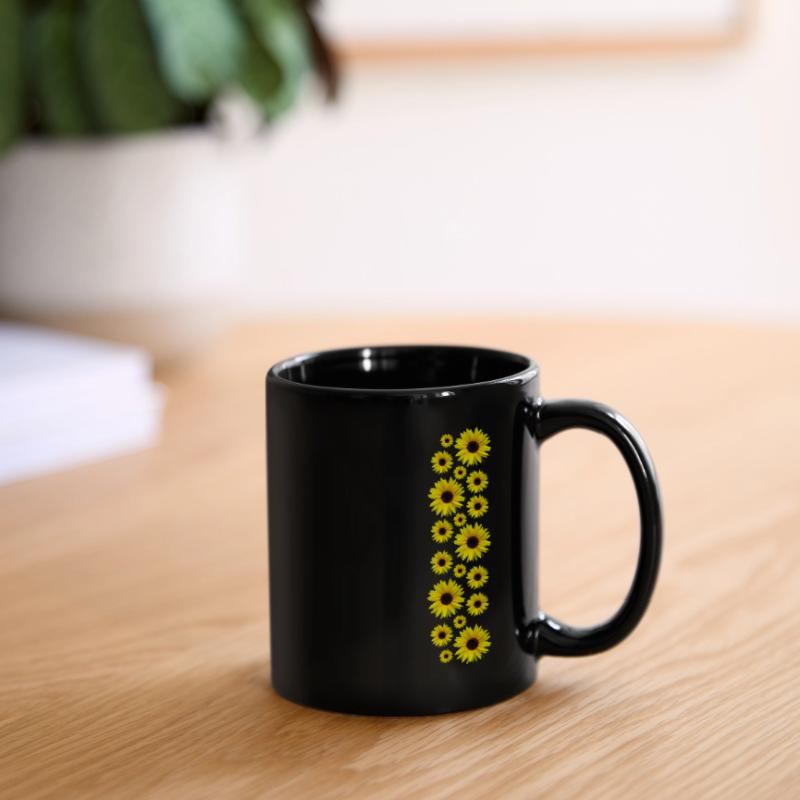 Tournesol, Fleurs, Fleurs, Floral Mug uni