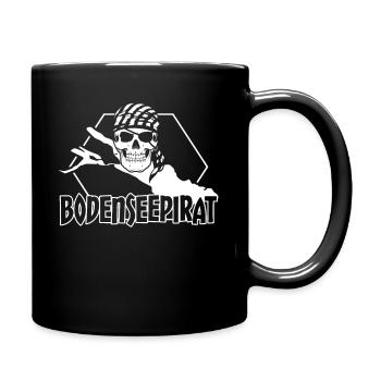 Bodensee Urlaub Bodenseepiraten Segeln - Tasse einfarbig - Schwarz - Rechts