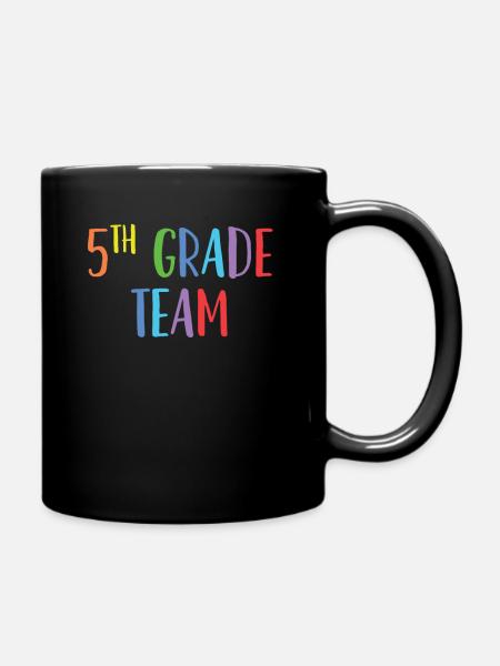 Team der 5. Klasse - für Lehrer der 5. Klasse - Tasse einfarbig - Schwarz