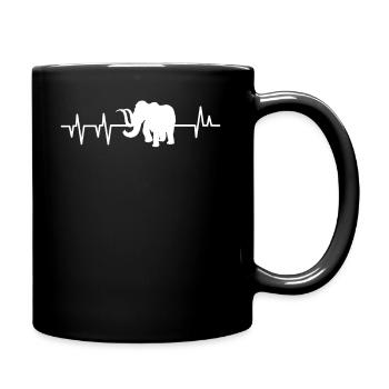 Mammut - Tasse einfarbig - Schwarz - Rechts