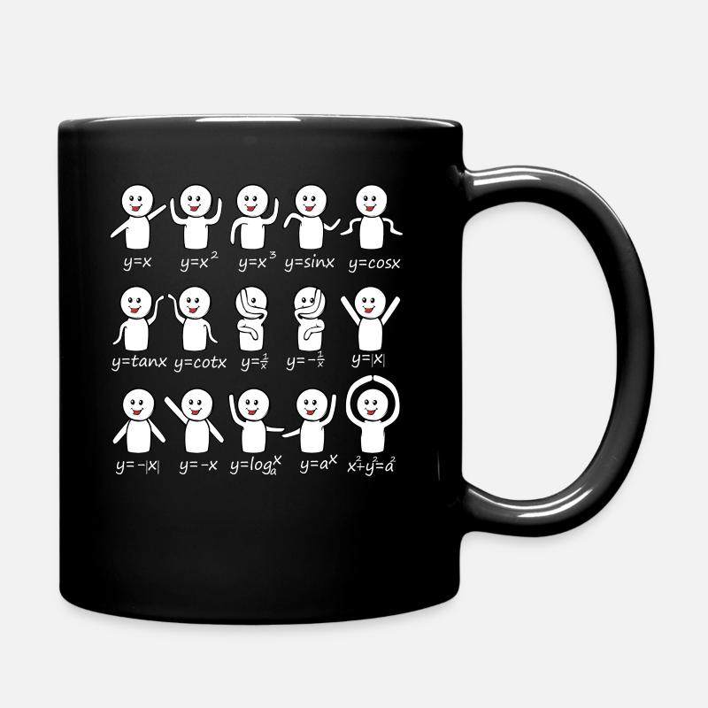 Algebra Dance Funny Diagram Math Equation Mathemat - Tasse einfarbig - Schwarz