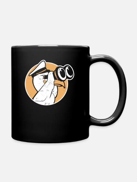 mouette - Mug uni - noir