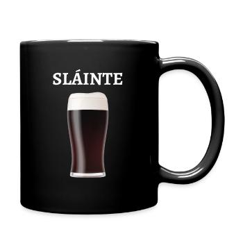 Sláinte Prost in Irish Irish beer - Full Colour Mug - black - Right