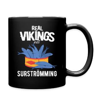 Surströmming Scandinavia Sweden Vikings - Full Colour Mug - black - Right
