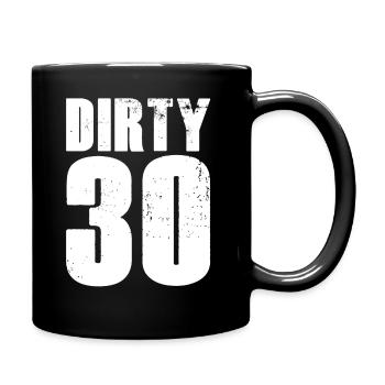 30th birthday - Full Colour Mug - black - Right