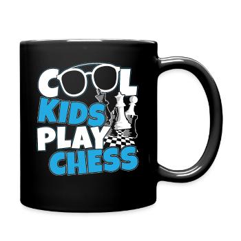 Chess Club Chessboard enfants échecs - Mug uni - noir - Droite