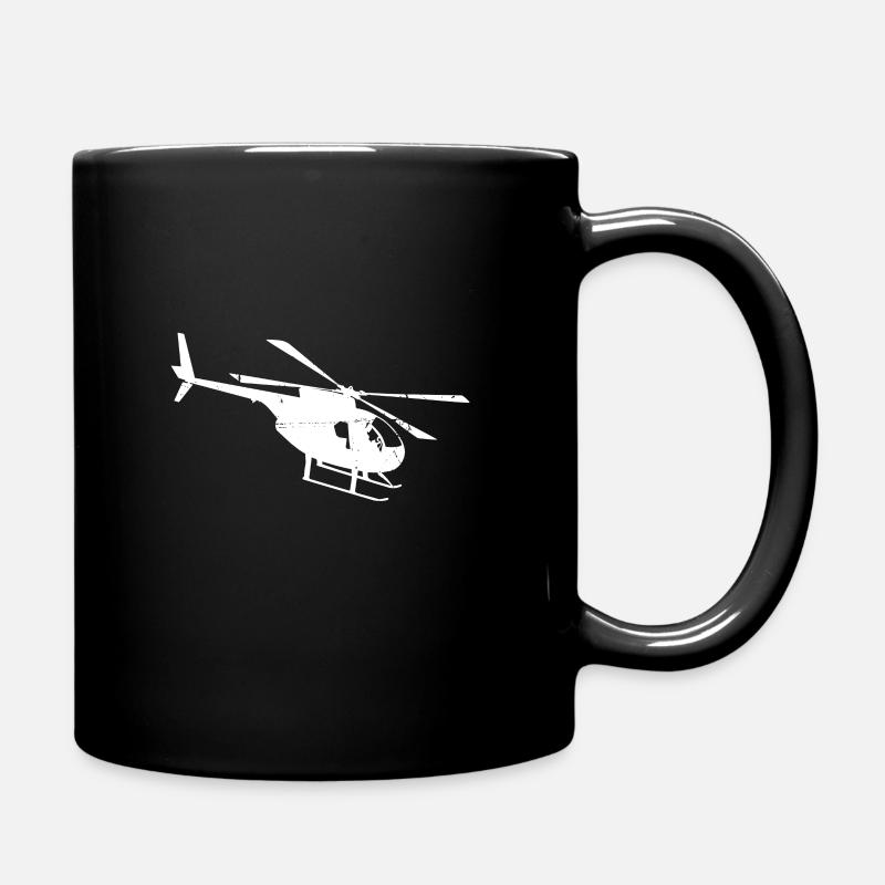 Helicopter - Tasse einfarbig - Schwarz