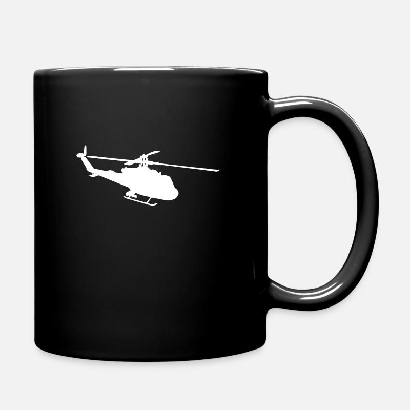 Hélicoptère - Mug uni - noir