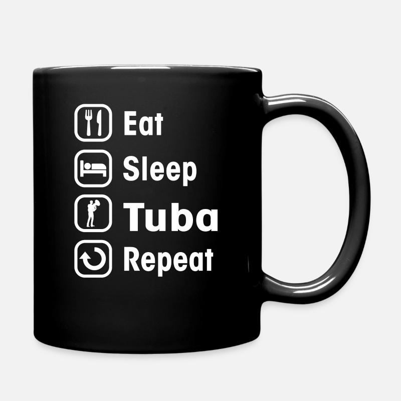 tuba - Mug uni - noir