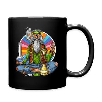 Hippie Stoner - Full Colour Mug - black - Right