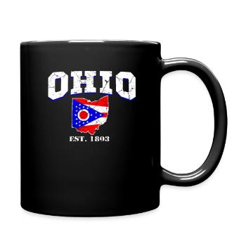 Ohio est. - Full Colour Mug - black - Right