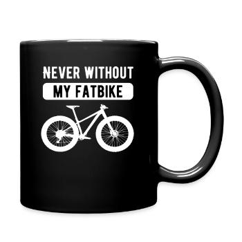 Fatbike - Tasse einfarbig - Schwarz - Rechts