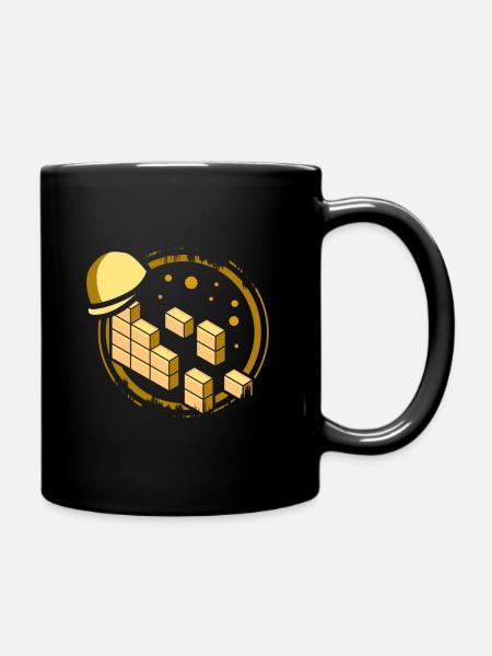 Maurer - Tasse einfarbig - Schwarz