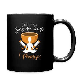 Buy singing bowl - Full Colour Mug - black - Right
