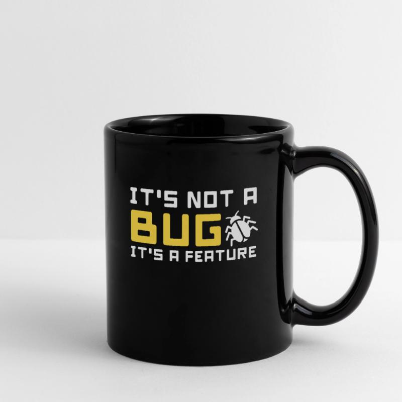 bug feature informatik code programmierer programm Tasse einfarbig