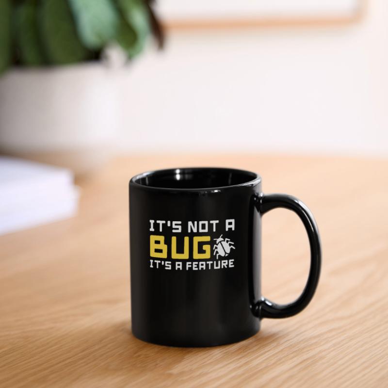 bug feature computer science code programmer program Full Colour Mug