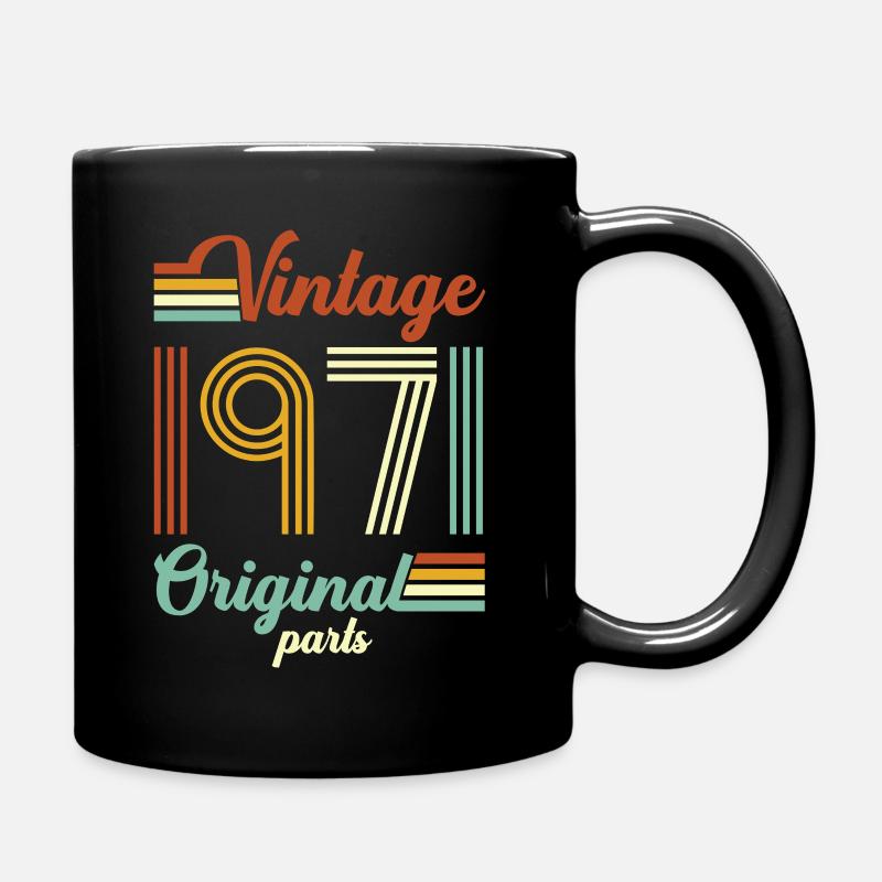 Vintage 1971 original - Mug uni - noir