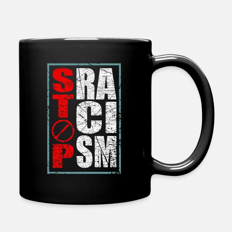 Antirassismus - Tasse einfarbig - Schwarz
