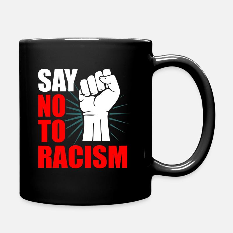 Antirassismus - Tasse einfarbig - Schwarz