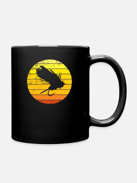 Pêche à la mouche Pêche à la mouche - Mug uni - noir