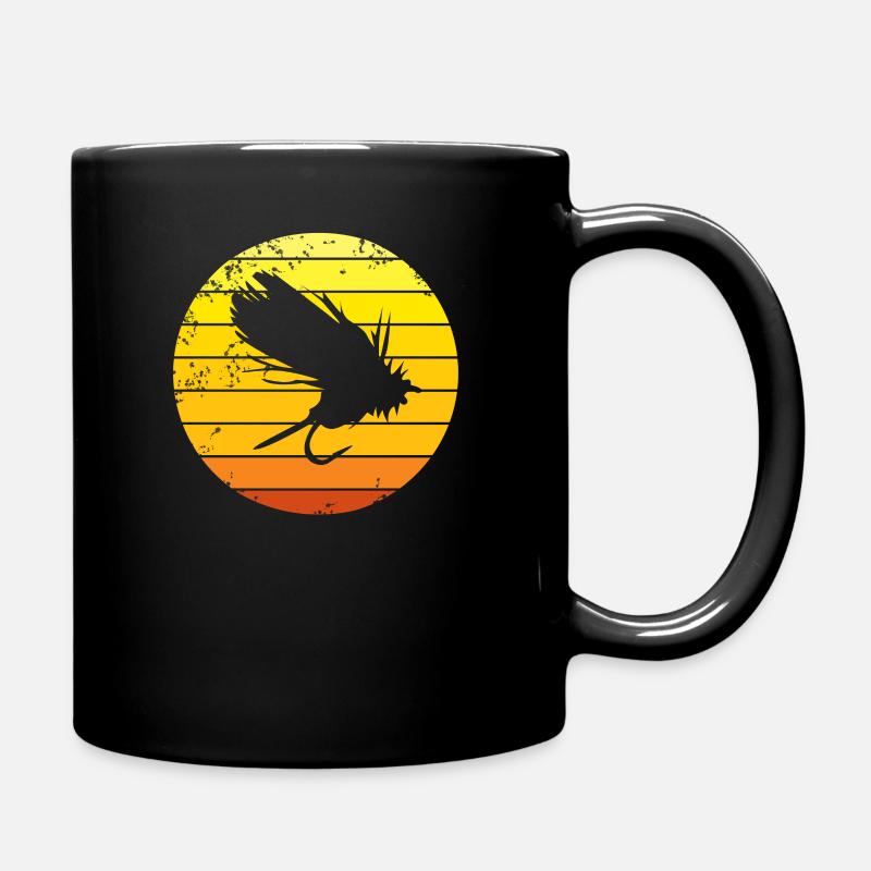 Pêche à la mouche Pêche à la mouche - Mug uni - noir
