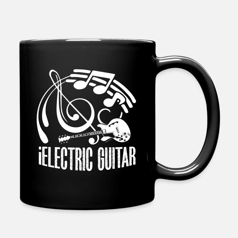Electric Guitar Funny Electric Guitar - Full Colour Mug - black