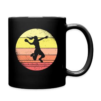 handball handball player handball player - Full Colour Mug - black - Right