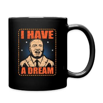Martin Luther King - Full Colour Mug - black - Right