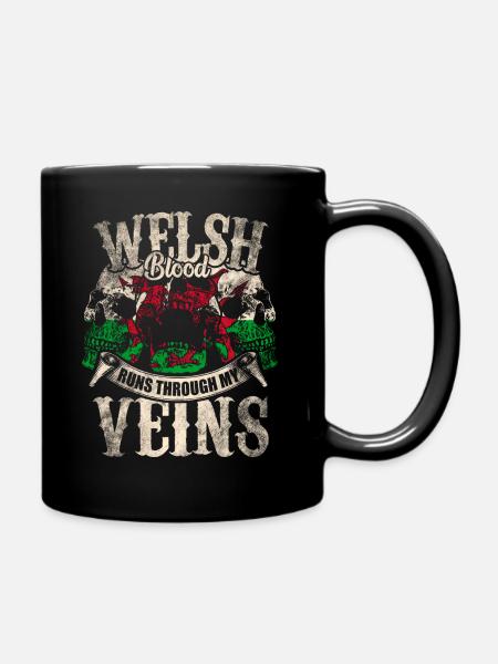 Wales - Full Colour Mug - black