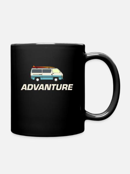 Van Life Van Dwellers Van Lifers - Full Colour Mug - black