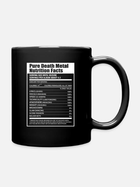 Metal Musique Heavy Metal Black Metal Death Metal - Mug uni - noir