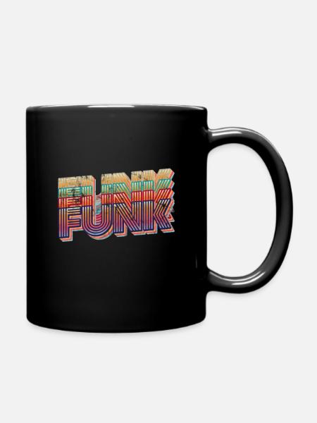 Musique de DJ rétro funk - Mug uni - noir