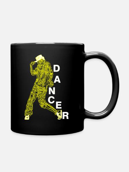 Danseur danse musique disant cadeau de danseur - Mug uni - noir