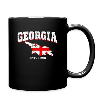 Géorgie - Mug uni - noir - Droite