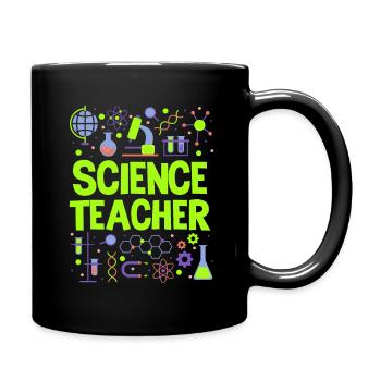 Tableau périodique de la chimie des professeurs de sciences - Mug uni - noir - Droite
