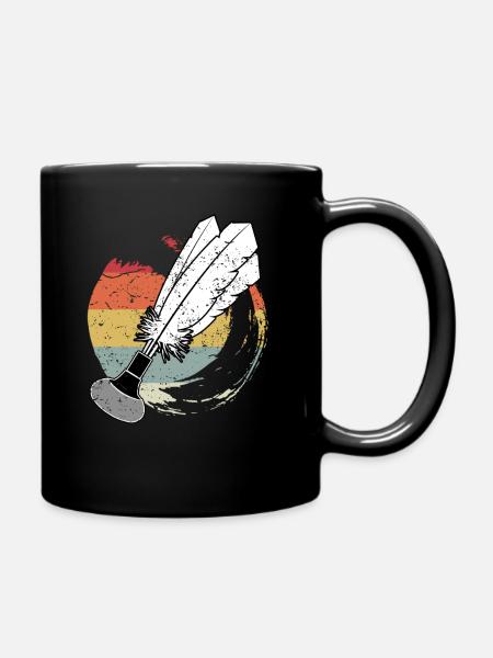 Indiaca Volleyball Retro Trendsport Südamerika - Tasse einfarbig - Schwarz