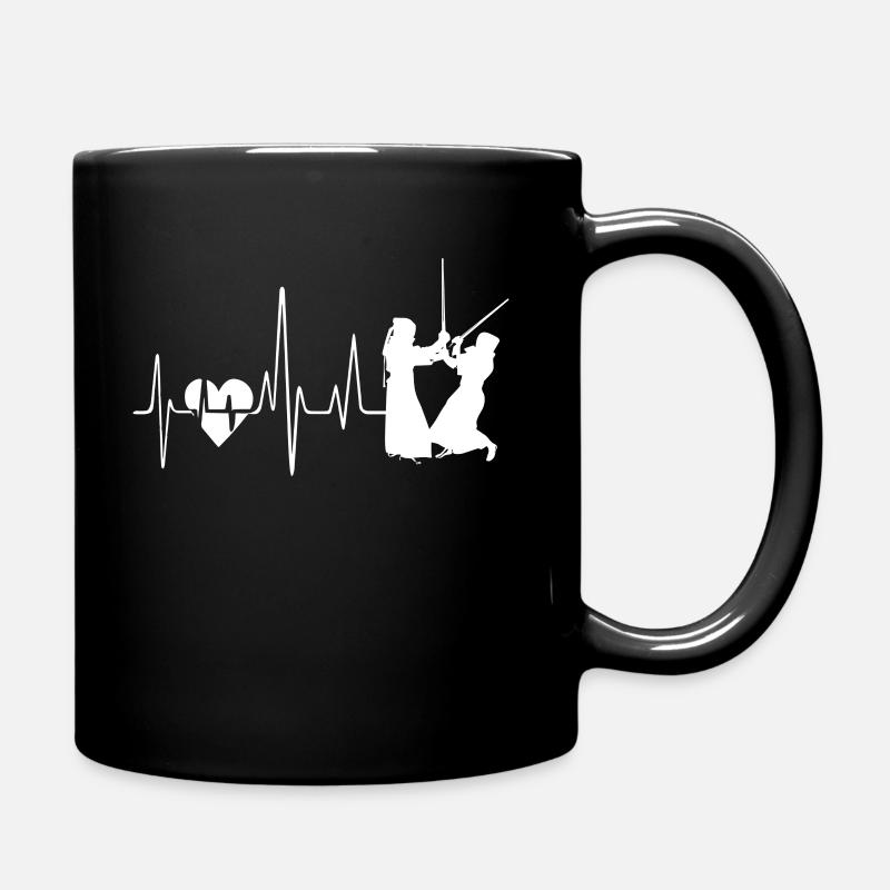 Kendo Kendo Heartbeat - Mug uni - noir