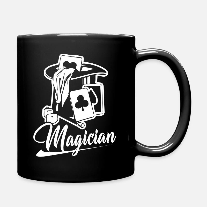 Chemise drôle de magicien - Mug uni - noir